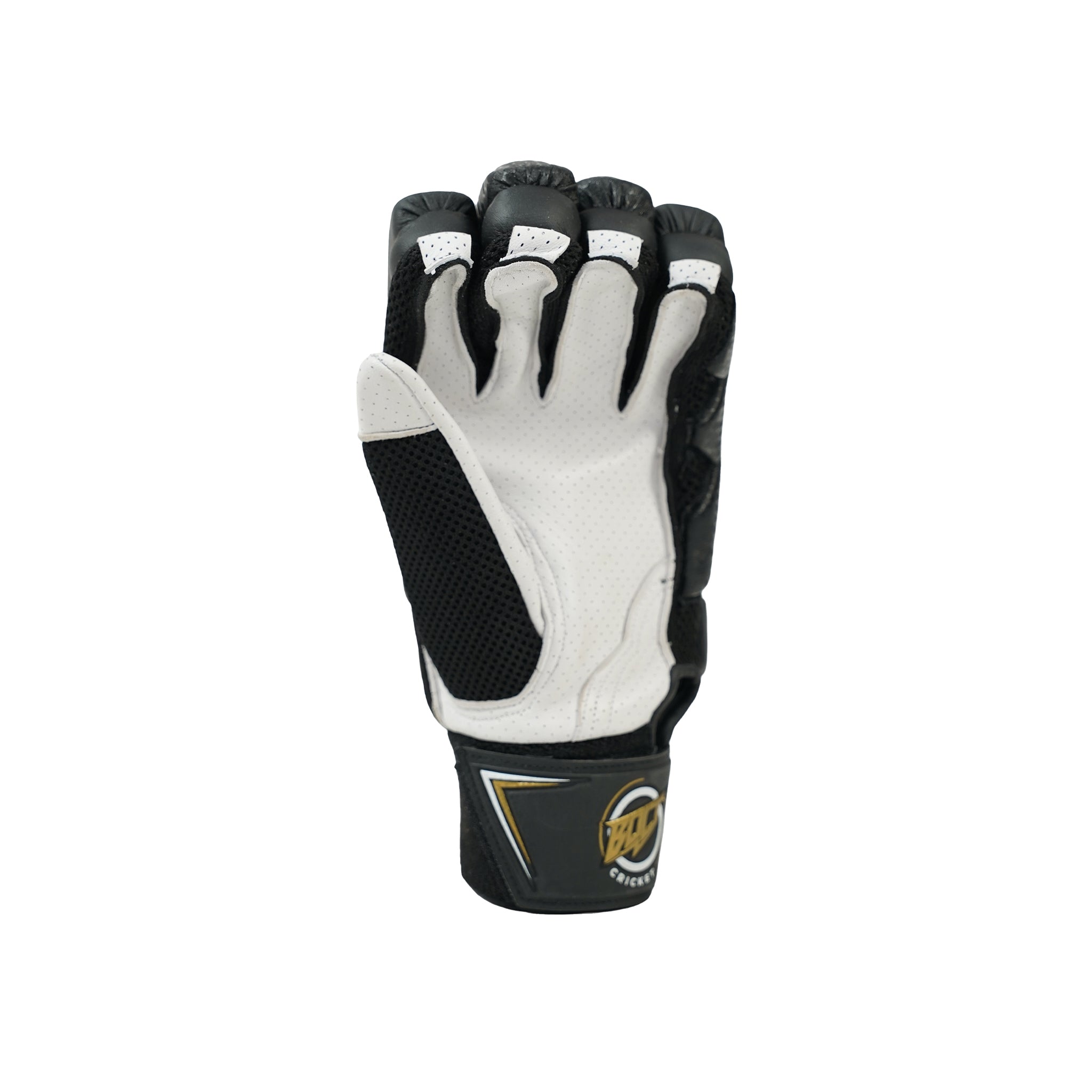 Bolt Predator adult batting gloves with cut fingers, padded thumb guards, and reinforced rolls. — view 4