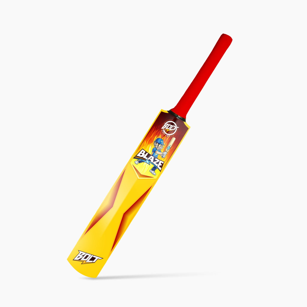 Lightweight plastic junior cricket bat with a grip-ready handle for indoor and outdoor play. — view 2