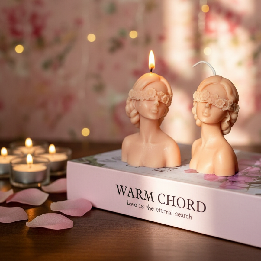 Blindfolded Lady Soy Candle-2