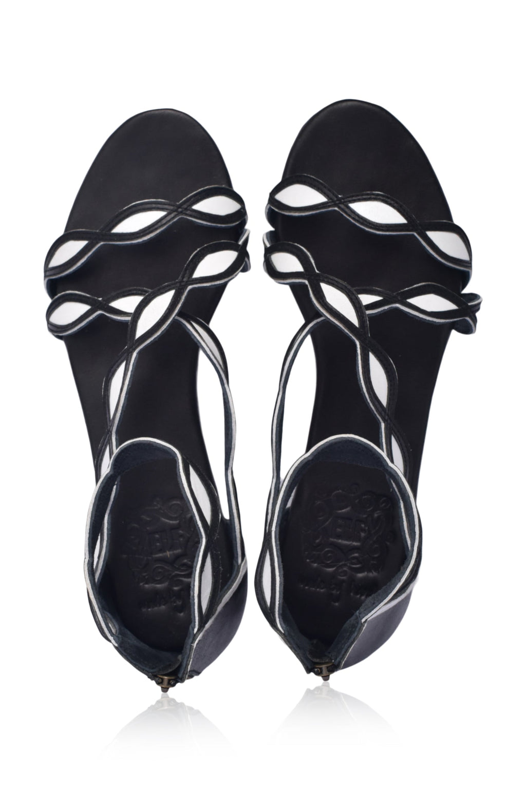 Blossom Floral Leather Sandals-4