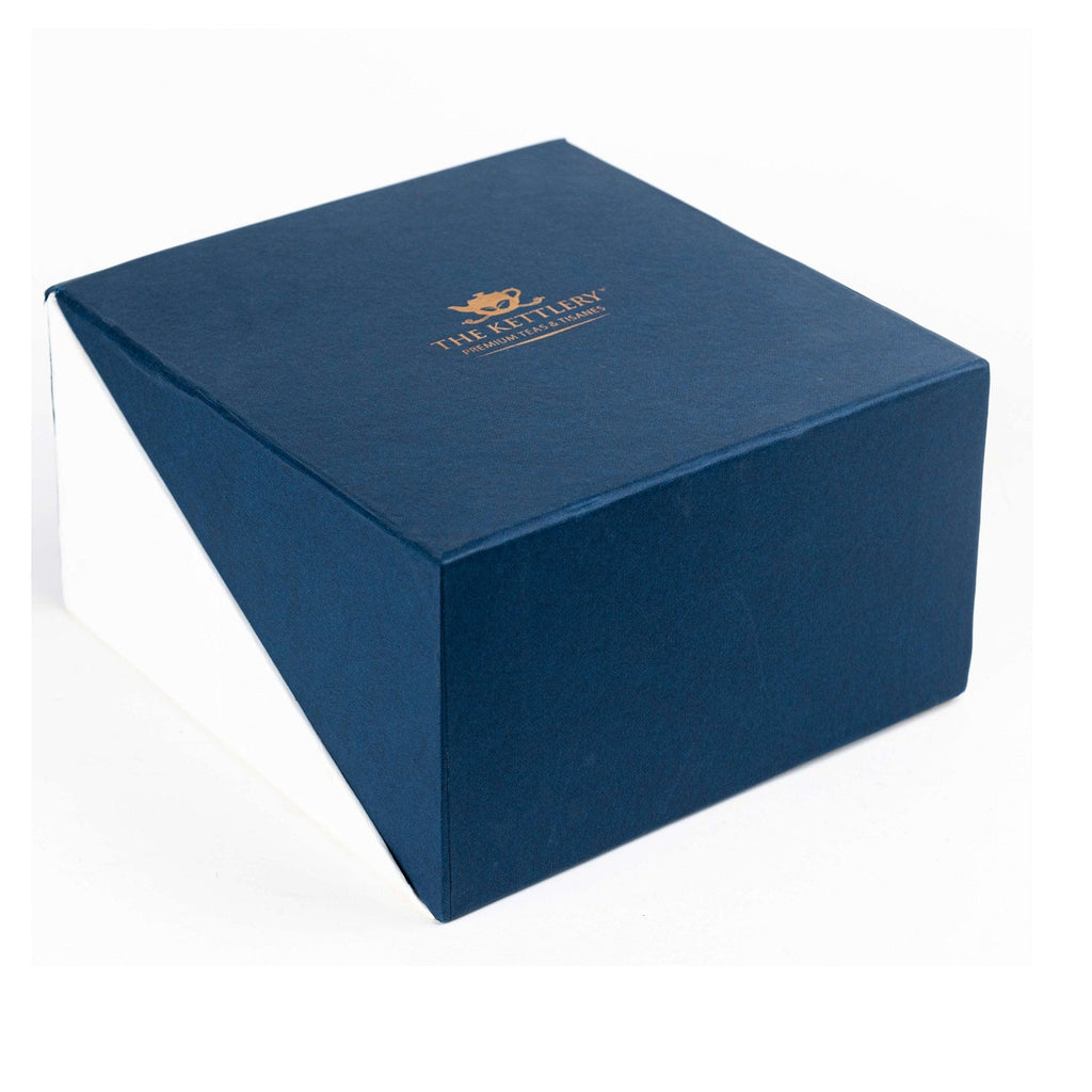 Twin tea gift set featuring two airtight storage tins and a stainless steel stick infuser. — view 3