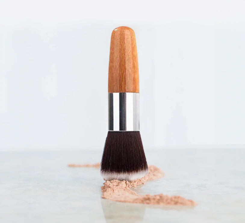 Multipurpose cruelty-free synthetic blush brush and kabuki makeup tool for flawless foundation blending — view 4