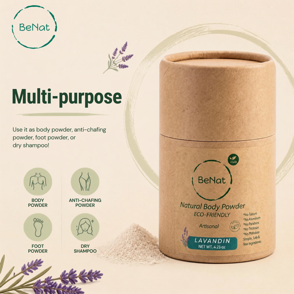 Multi-Use All-Natural Body Powder. Eco-Friendly.-1