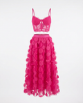 Radiant Meshed Polka Dot Two-Piece Set-4