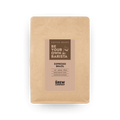 Brazil espresso coffee beans in eco-friendly kraft paper packaging with a rich dark roast