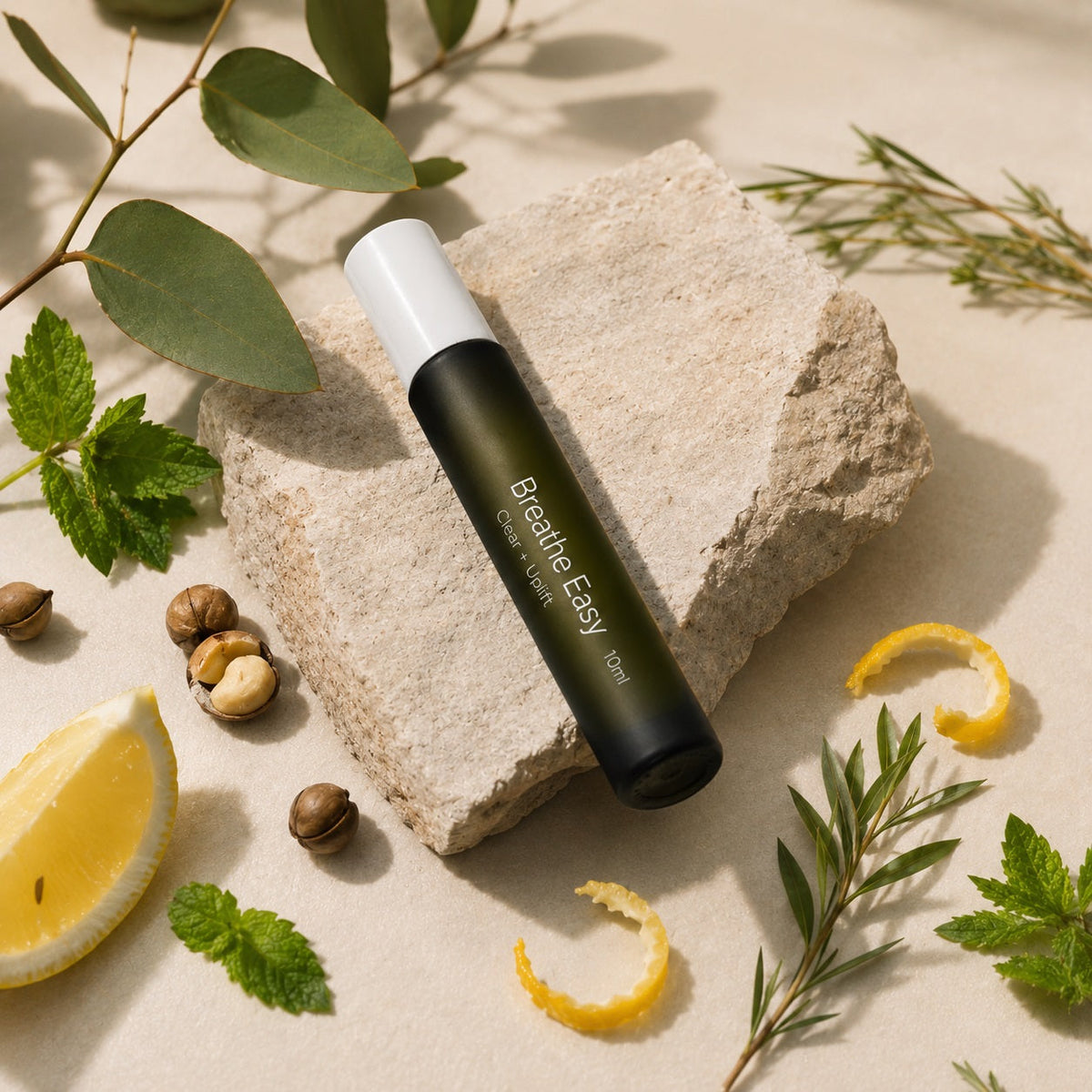 Amrita Court Breathe Easy Essential Oil Roll-On | 10 mL-2