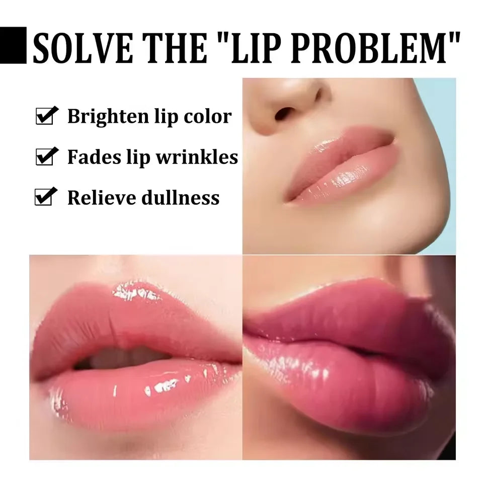 Brightening lip balm tube featuring organic turmeric root oil and squalane for deep hydration — view 5