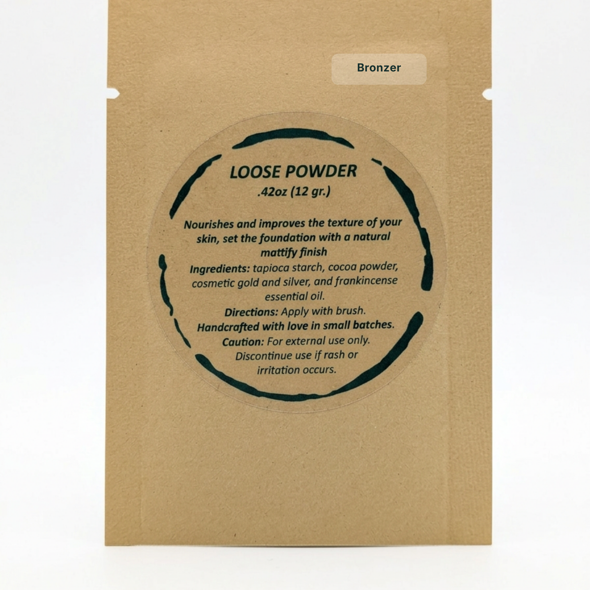 All-Natural Bronzer Loose Powder. Eco-Friendly-6