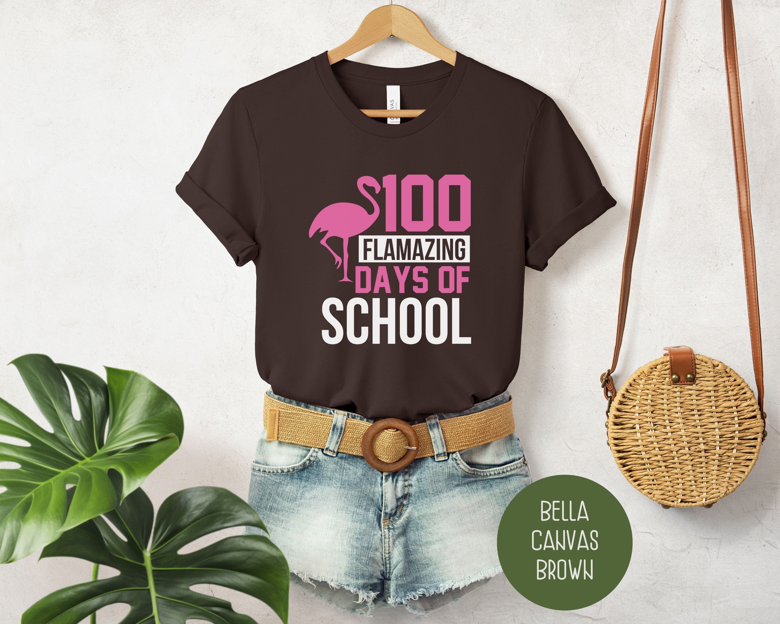 Unisex 100 days of school t-shirt featuring a colorful graphic design on premium breathable cotton — view 2