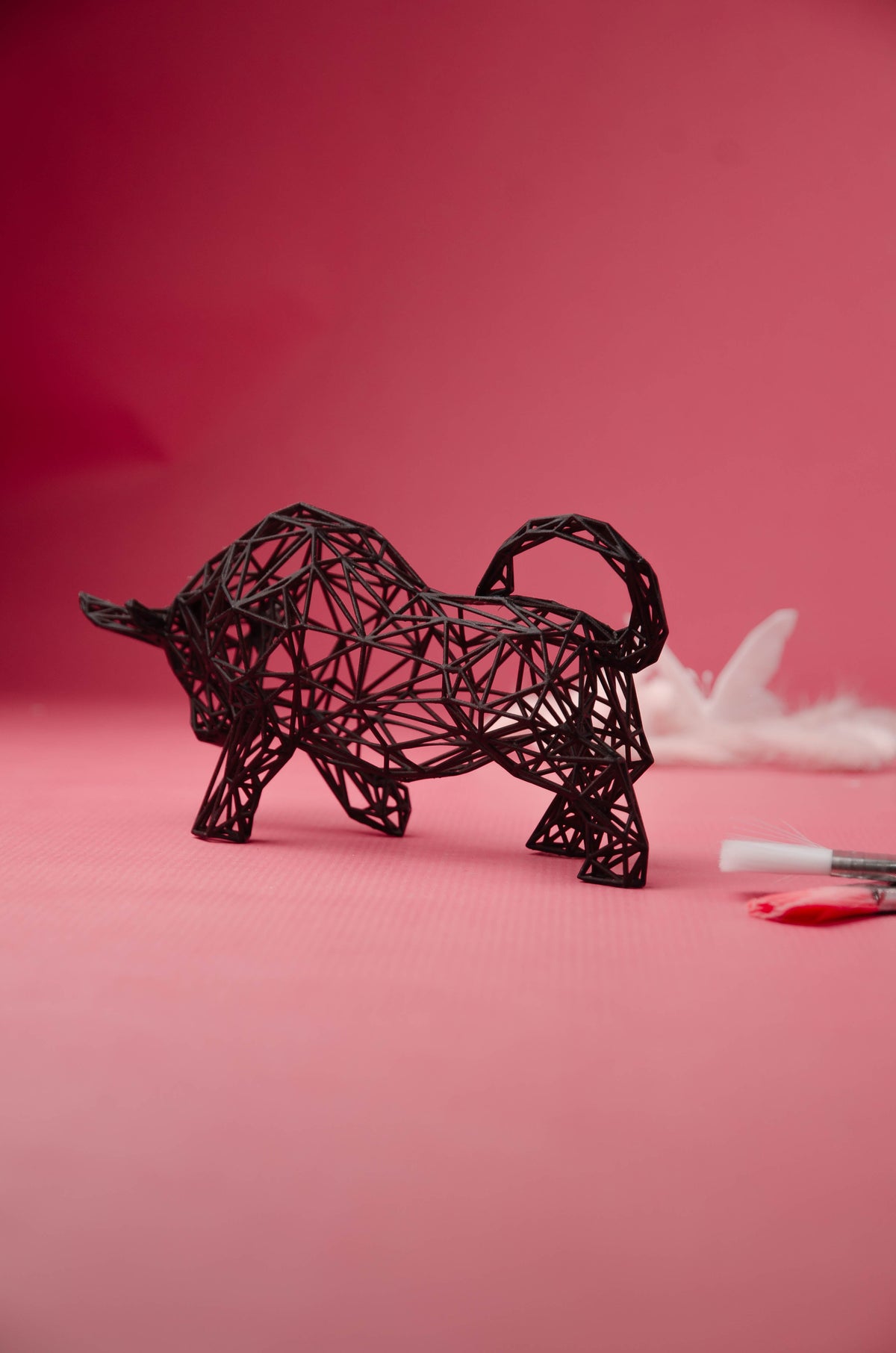 Bull Decor Sculpture-1