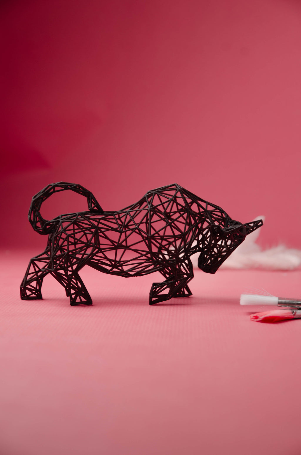 Bull Decor Sculpture-2