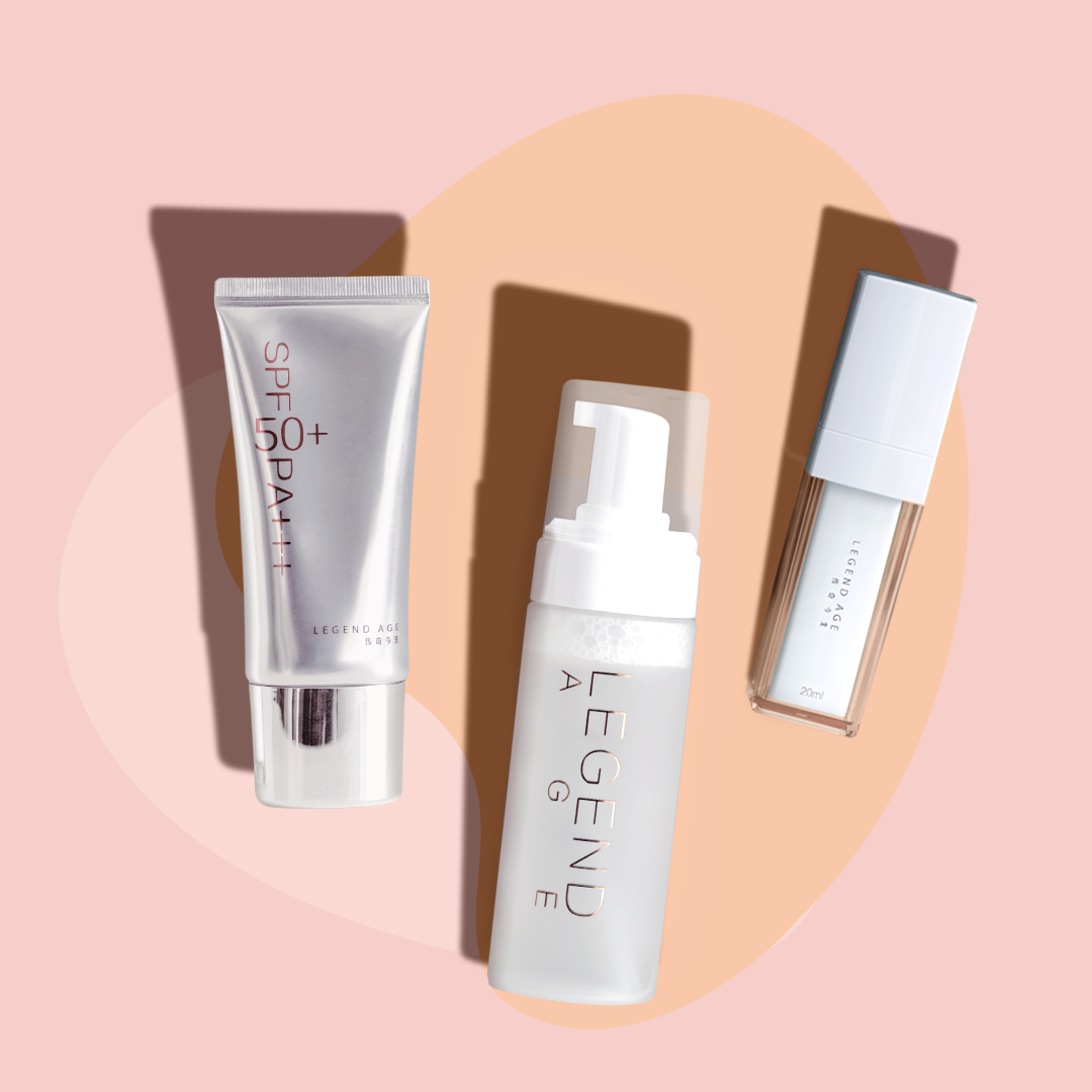 Cleanse, Hydrate & Sun Care Set | Legend Age-0