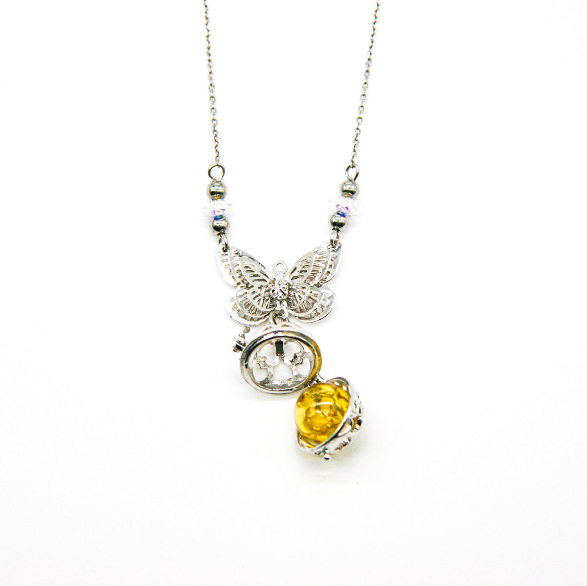 Butterfly Aroma Necklace | Energy & Healing | Diffusing on the go | Birthday Gift-3