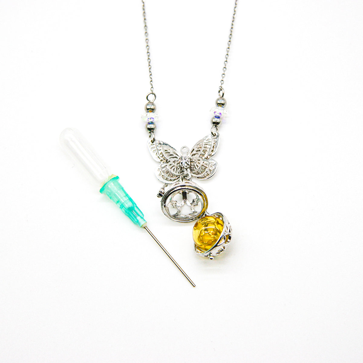 Butterfly Aroma Necklace | Energy & Healing | Diffusing on the go | Birthday Gift-4