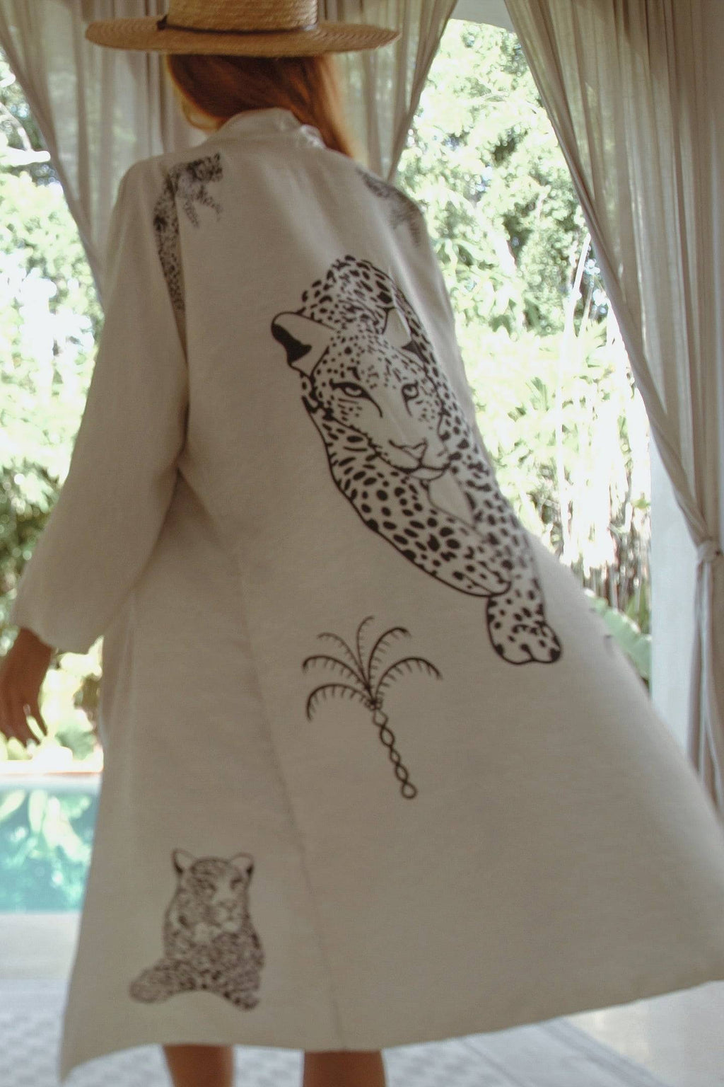The Rigel Silk Robe in Jaguar-0