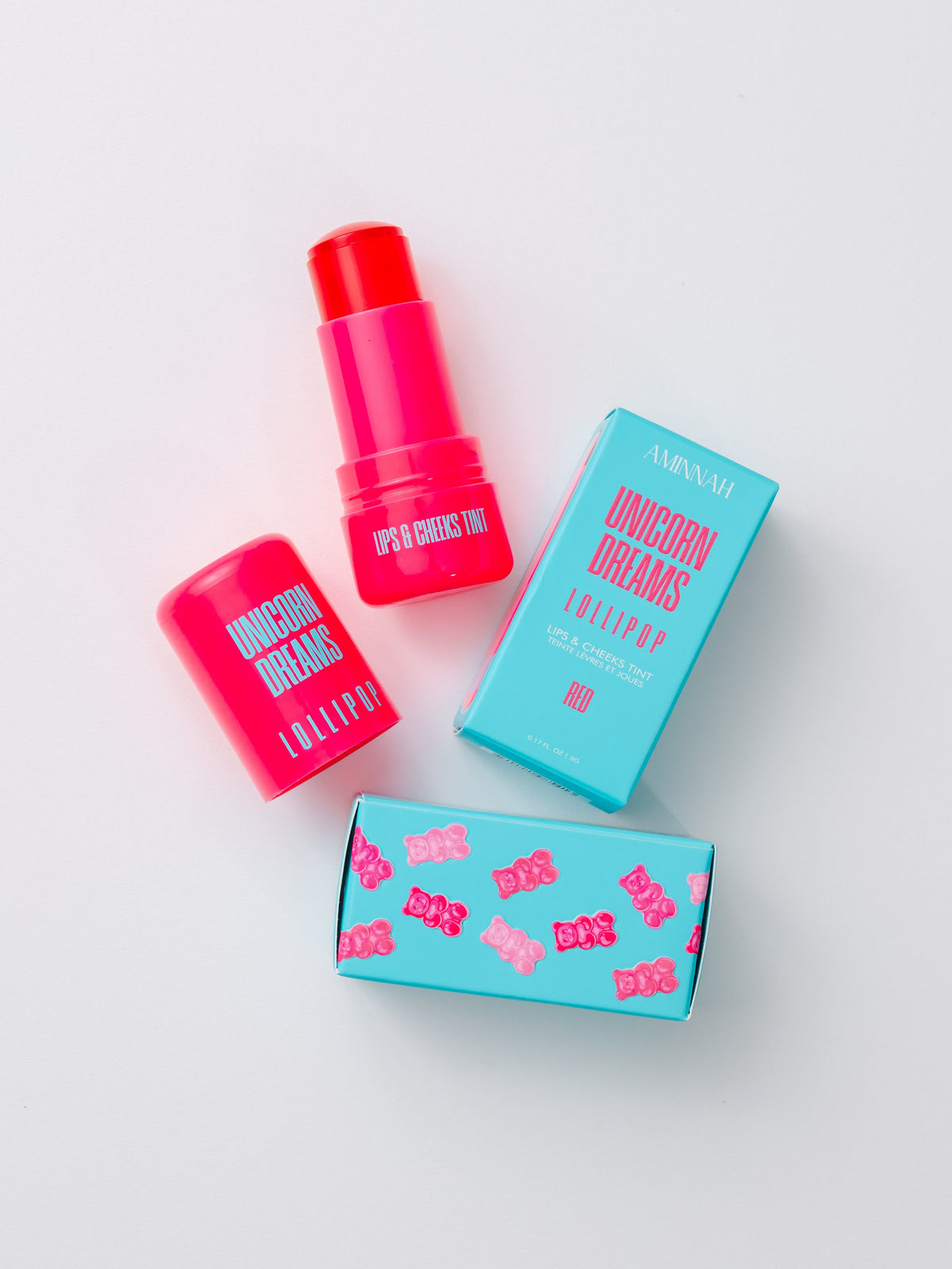 Unicorn Dreams LOLLIPOP - Lips & Cheeks Tint - Red-1