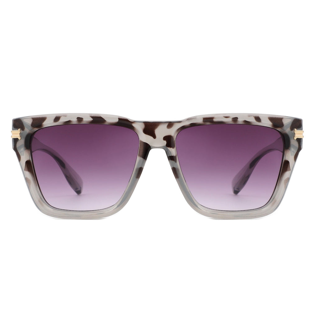 Kaflil - Chic Tinted Square Women's Fashion Sunglasses-3