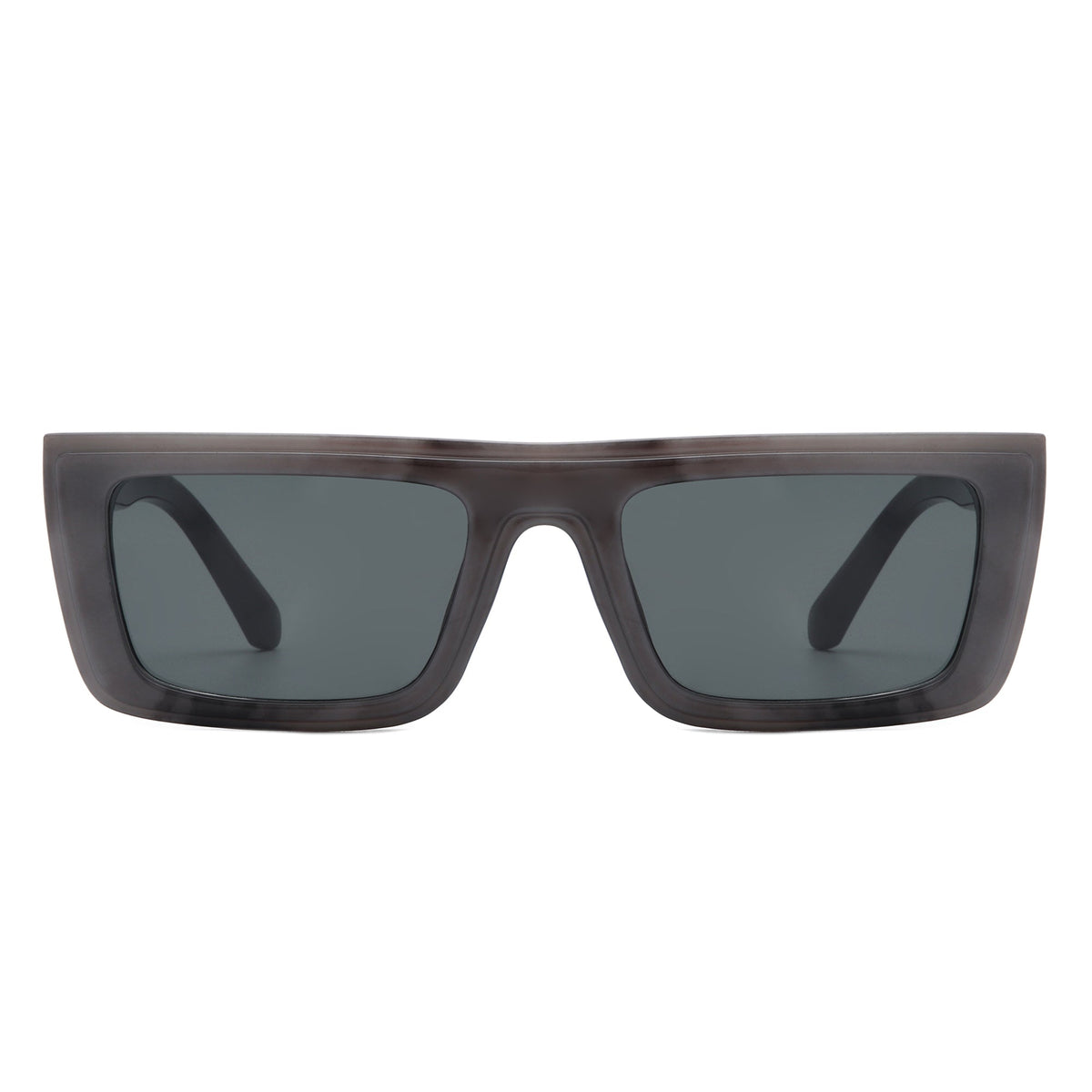 Tybalt - Retro Rectangle Square Flat Top Sunglasses-4