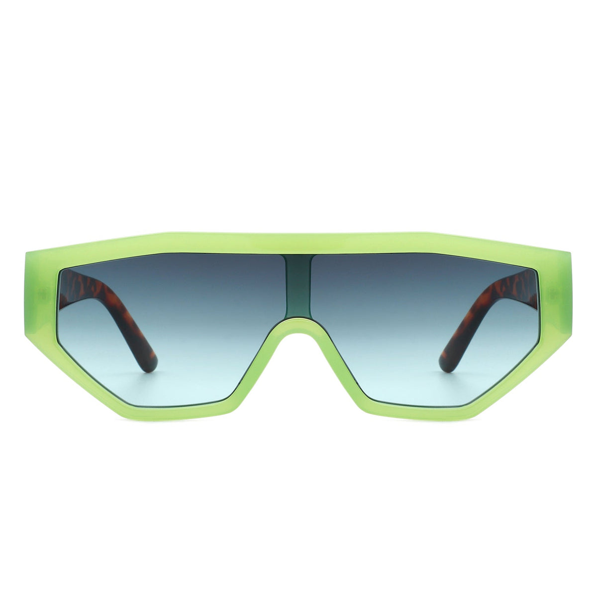 Firelily - Geometric Square Futuristic Fashion Sunglasses-3