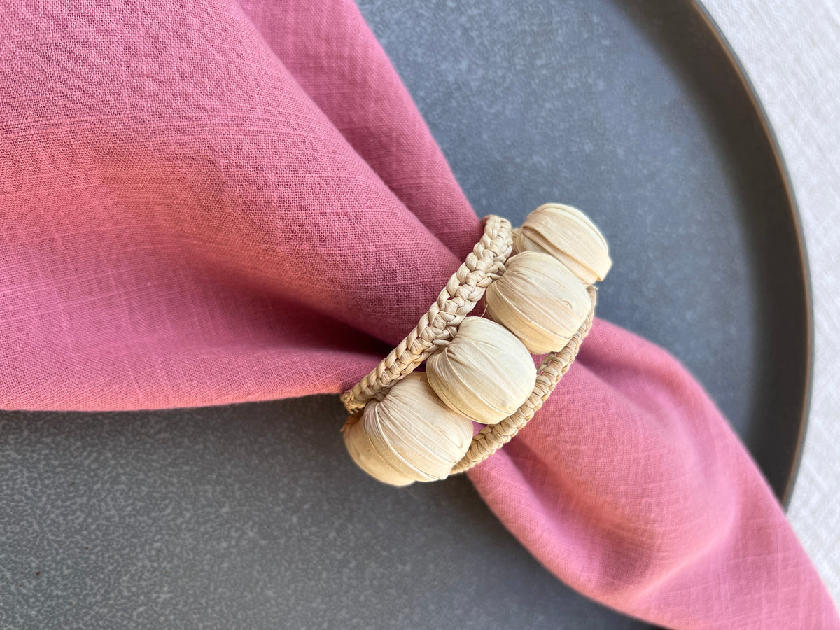 Woven Beads Napkin Ring – Table Decor Colombia-3