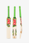 ZAP Colt Army English willow cricket bat with rubberized grip and protective scuff sheet