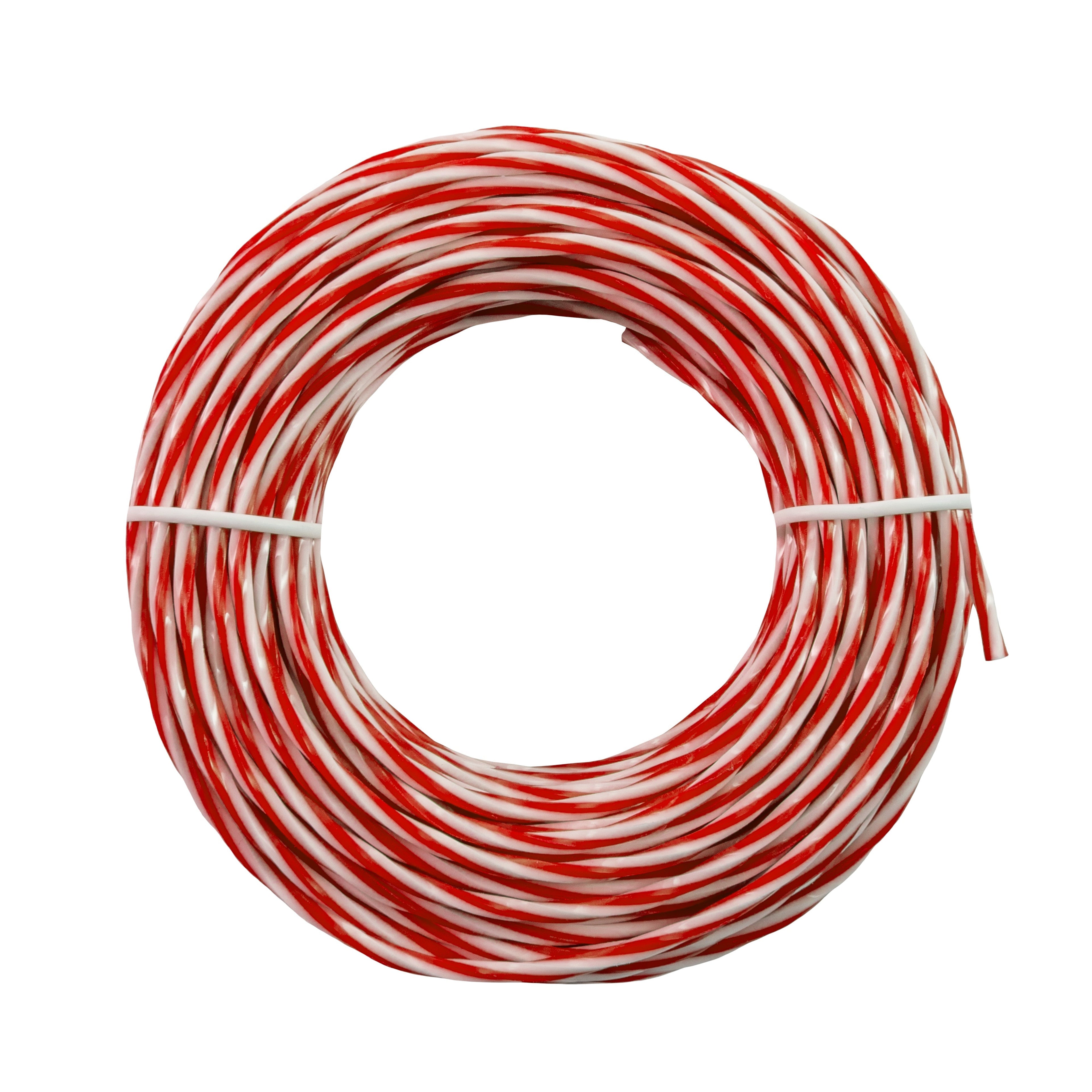 Red Chess twist strimmer line spool in bright red and white for garden trimmers