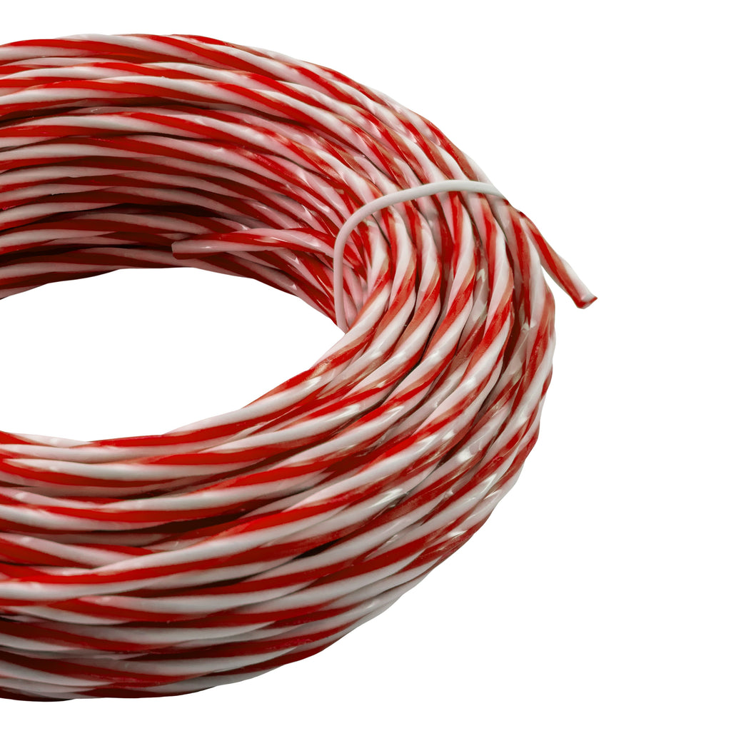 Red Chess twist strimmer line spool in bright red and white for garden trimmers — view 4