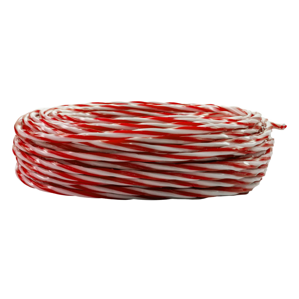Red Chess twist strimmer line spool in bright red and white for garden trimmers — view 5