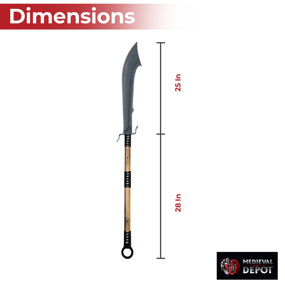Chinese Podao Halberd Polearm-1
