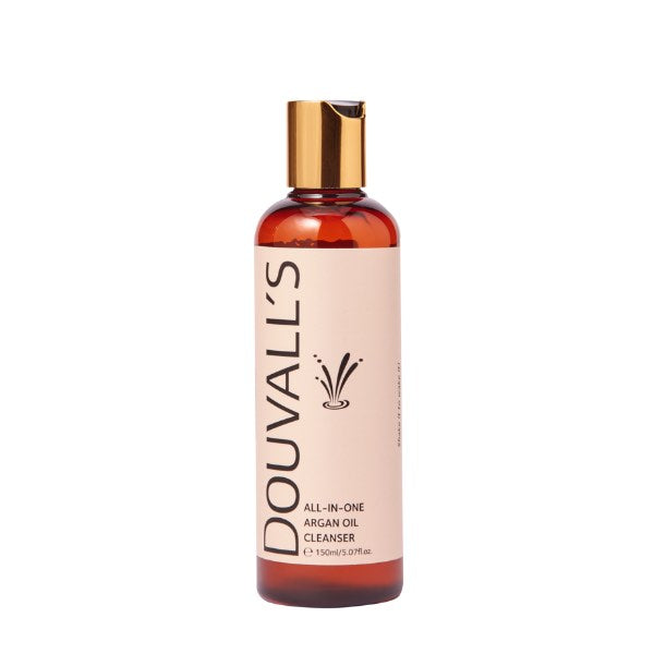 Organic argan oil facial cleanser bottle 150ml for gentle deep cleansing and makeup removal — view 2