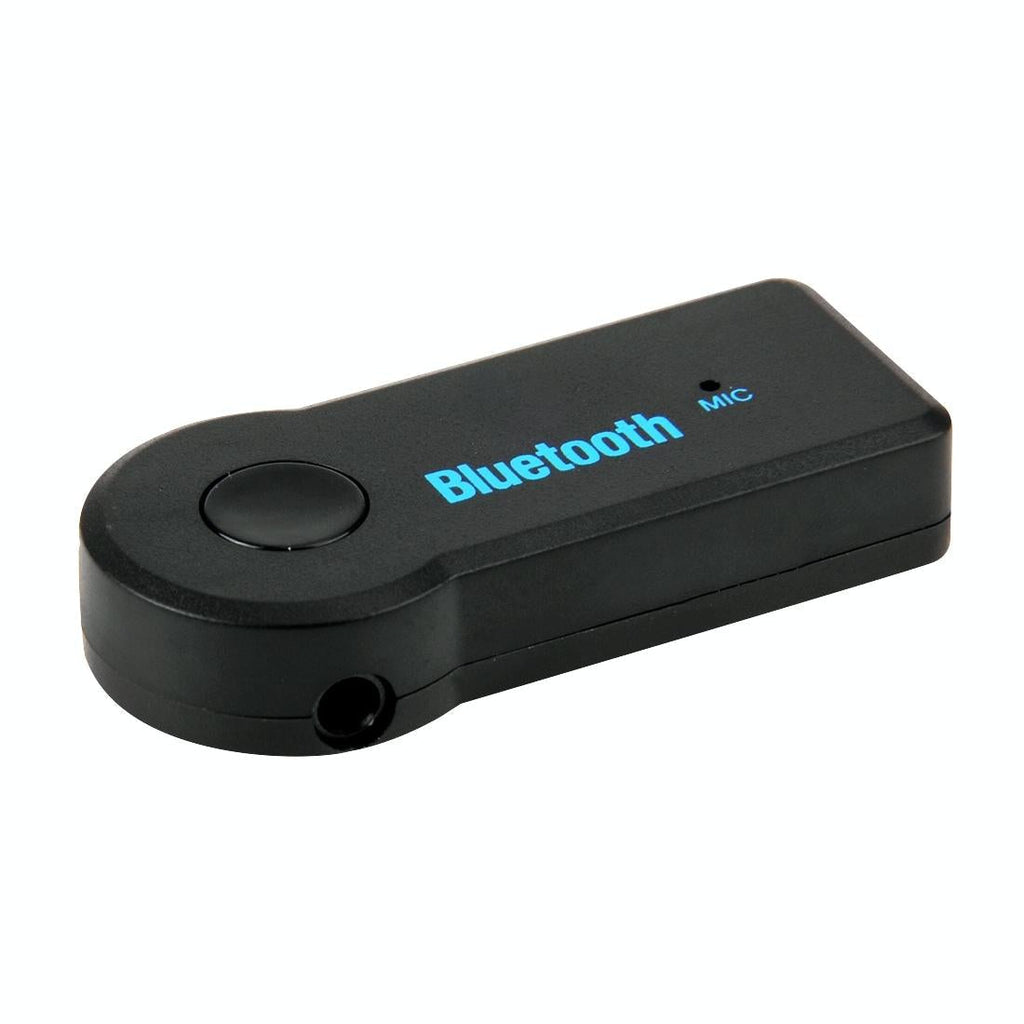Compact wireless Bluetooth audio receiver in sleek disc design for car stereos and headphones. — view 3