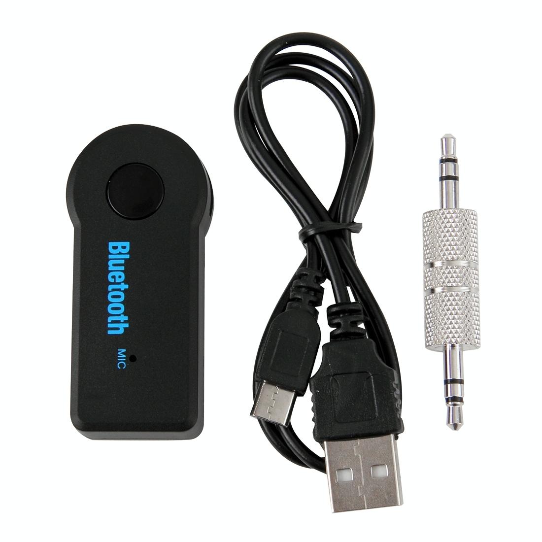 Compact wireless Bluetooth audio receiver in sleek disc design for car stereos and headphones. — view 4