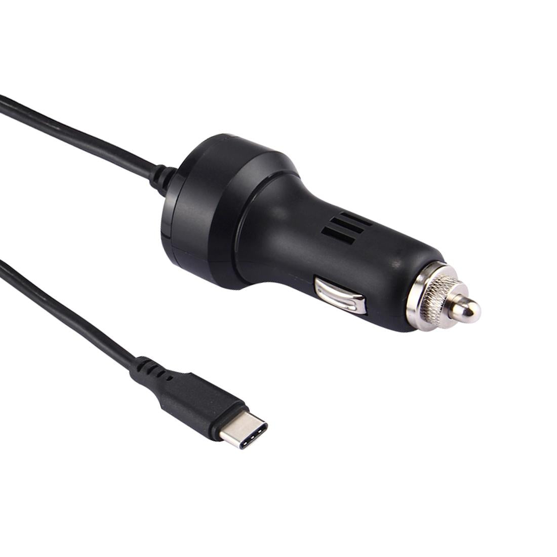 Black USB-C car charger and 2-meter flat tangle-free cable for Nintendo Switch consoles — view 5