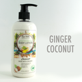 Ginger Coconut Natural Body Lotion 12oz-0
