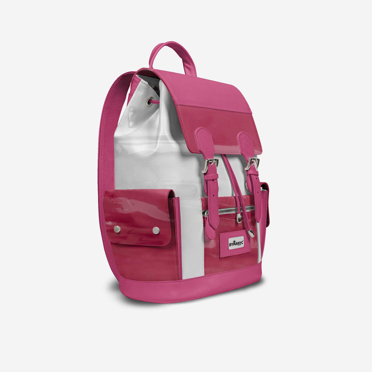 COUTURE Eco Backpack – Pink & White Edition | BYMANYC ® New York-1