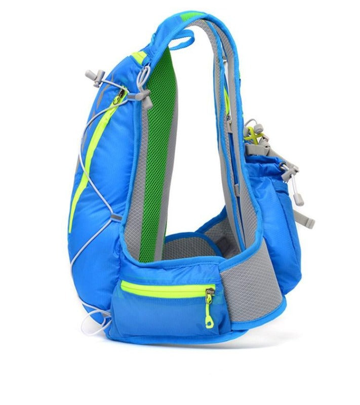 Wautton 15L ultralight cycling backpack in water-resistant nylon with breathable mesh shoulder straps — view 4