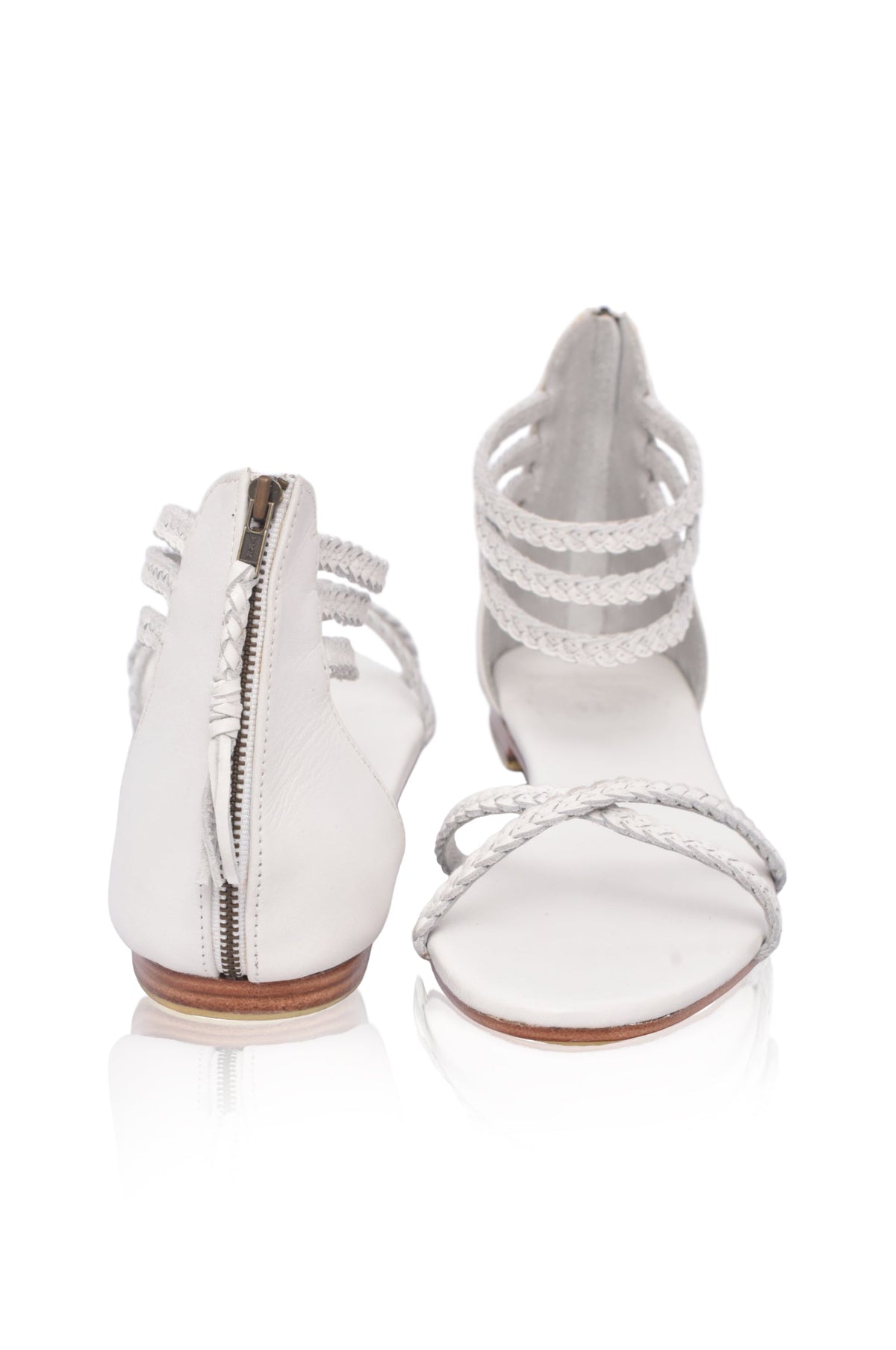 Calypso Thong Leather Sandals (Sz. 7 & 7.5)-2