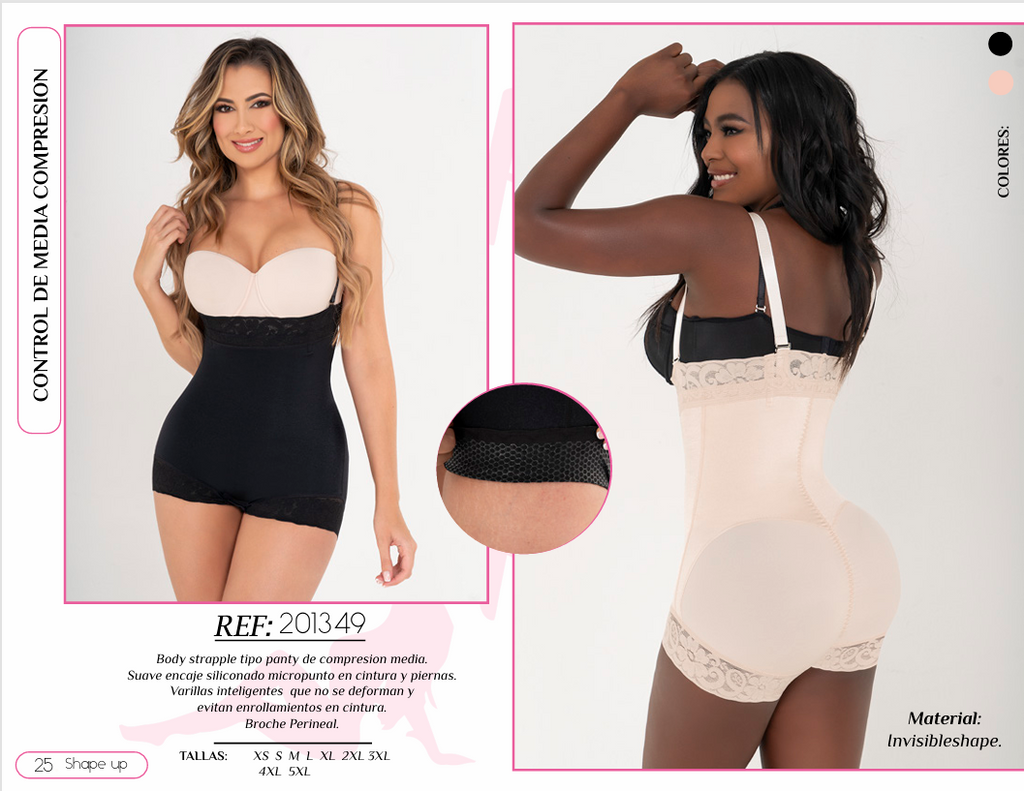 Strapless Mid-Control Panty Bodysuit Silhouette Flex – 201349-4