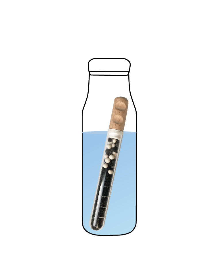 Duo filtrant : céramiques filtrantes + charbon végétal actif - filtre à eau naturel-2