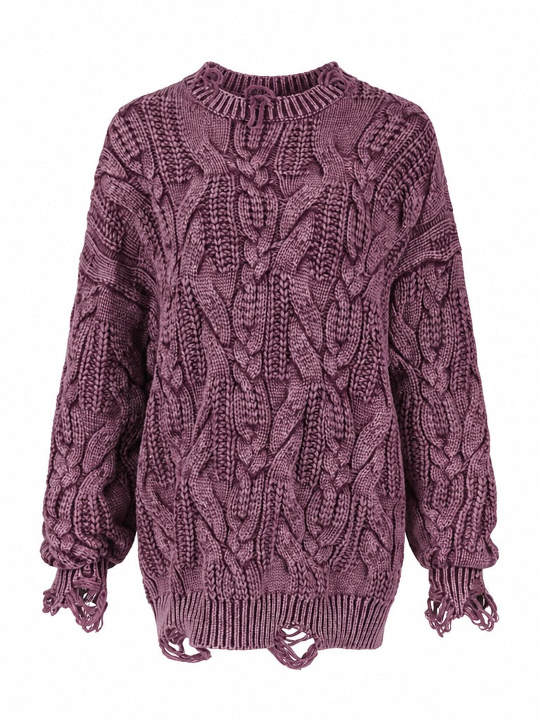 Grounded Chunky Knit Sweater-7