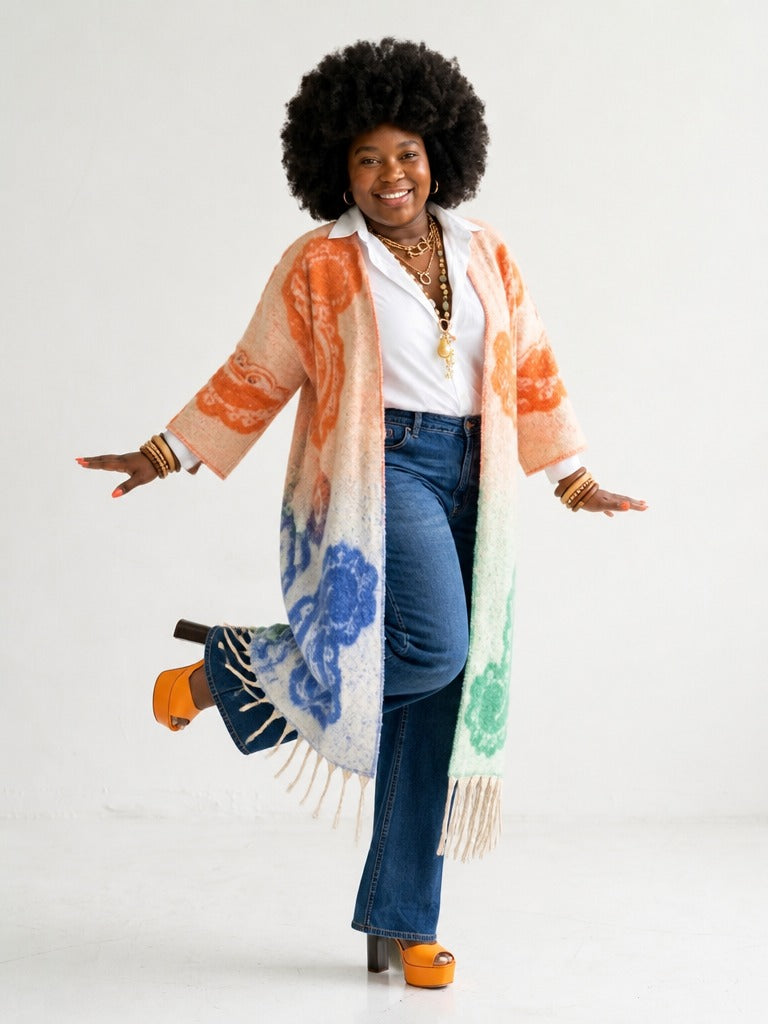 Wanderlust Tassel Knit Kimono-0