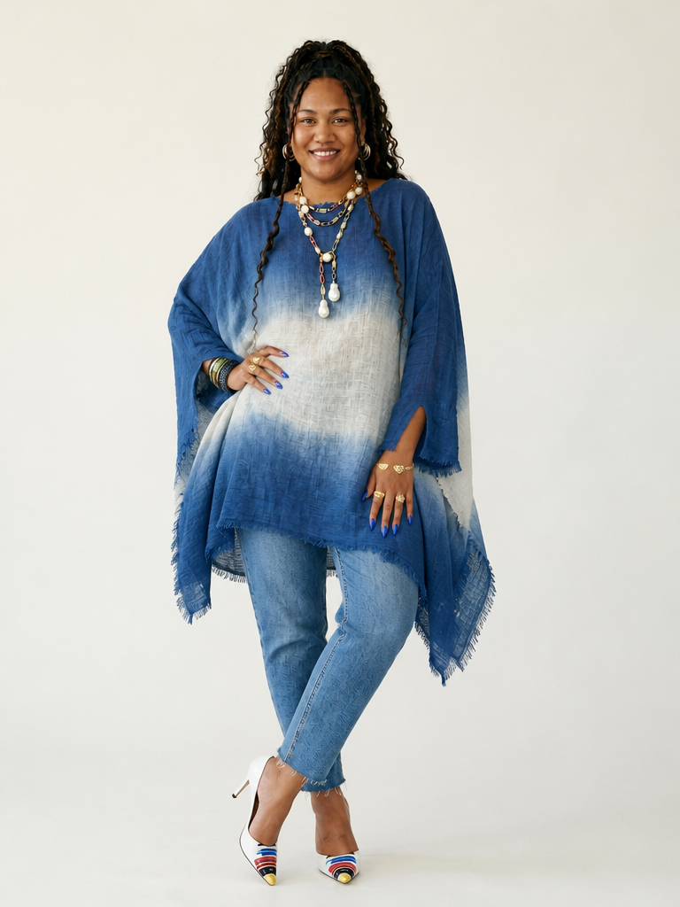 Wanderlust Tie-Dyed Boho Kaftan-0