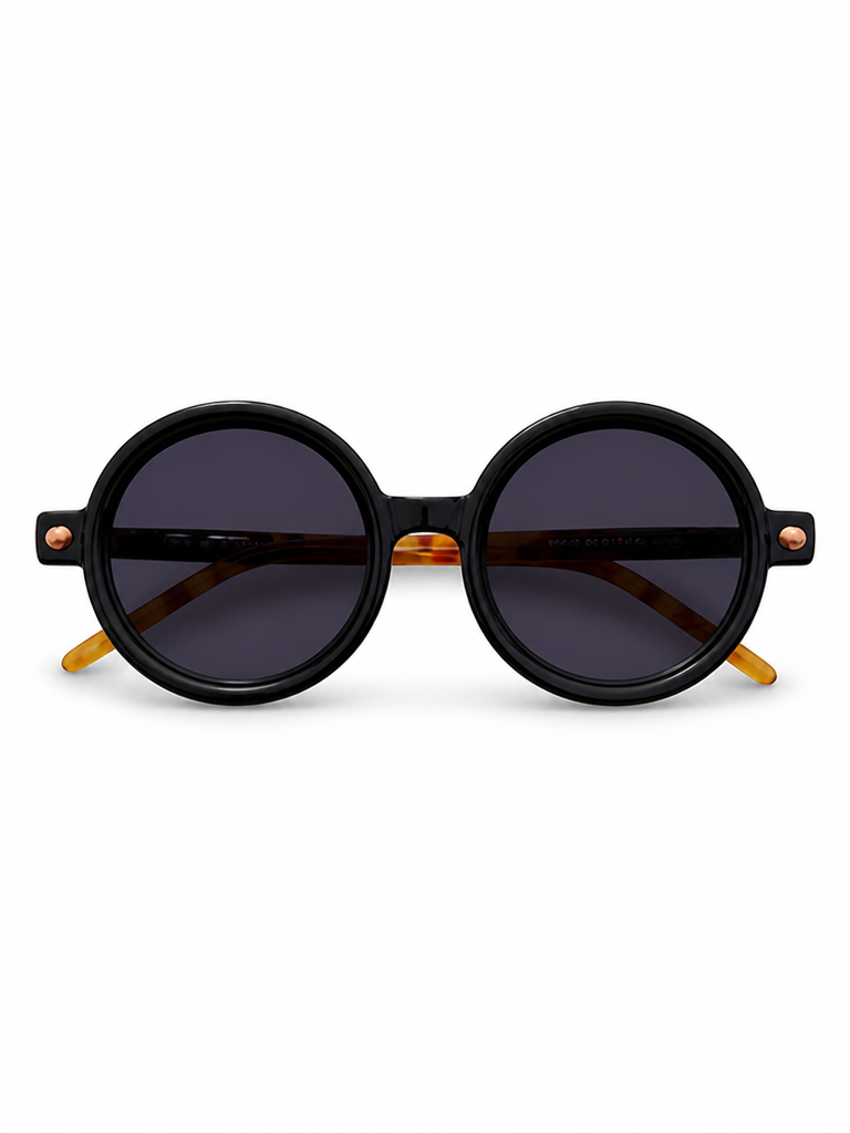 Vibrant Gradient Round Sunglasses-2