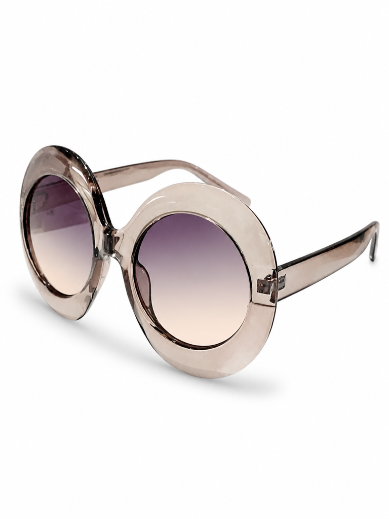 Radiant Oversized Round Sunglasses-2