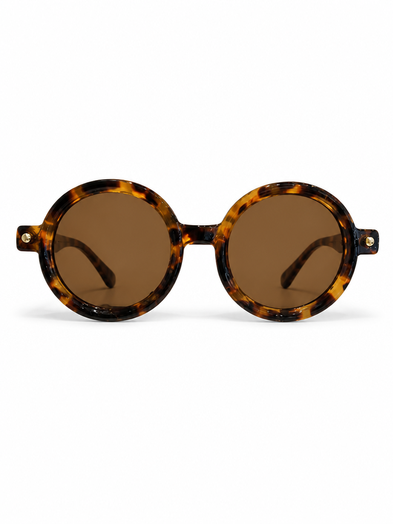 Vibrant Gradient Round Sunglasses-1