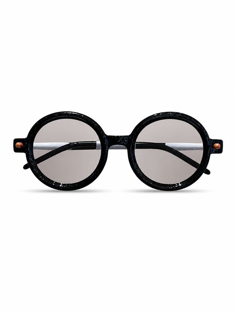 Vibrant Gradient Round Sunglasses-4