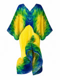 Vibrant Pleated Loose Kaftan-4