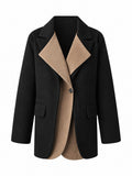 Audacious Patchwork Oversized Blazer-5