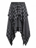Wild Heart Plaid Midi Skirt-4