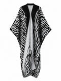 Wild Heart Geometric Knit Kimono-4
